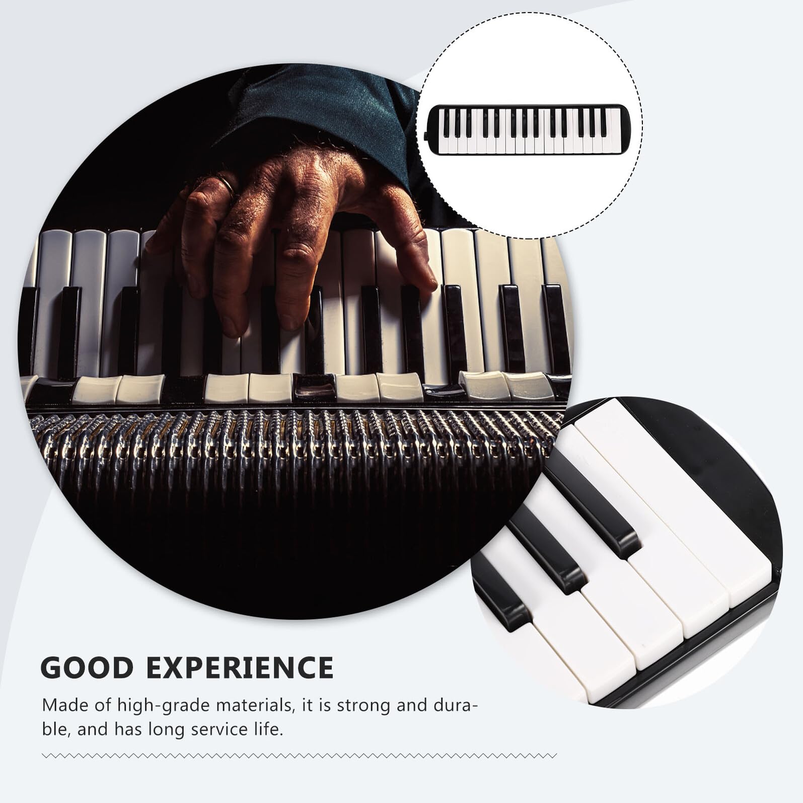 MAGICLULU Melodica Tasti Strumento Melodico Per Principianti Ragazzo Ragazza Adulti Realizzato Materiali Di Robusto e Durevole