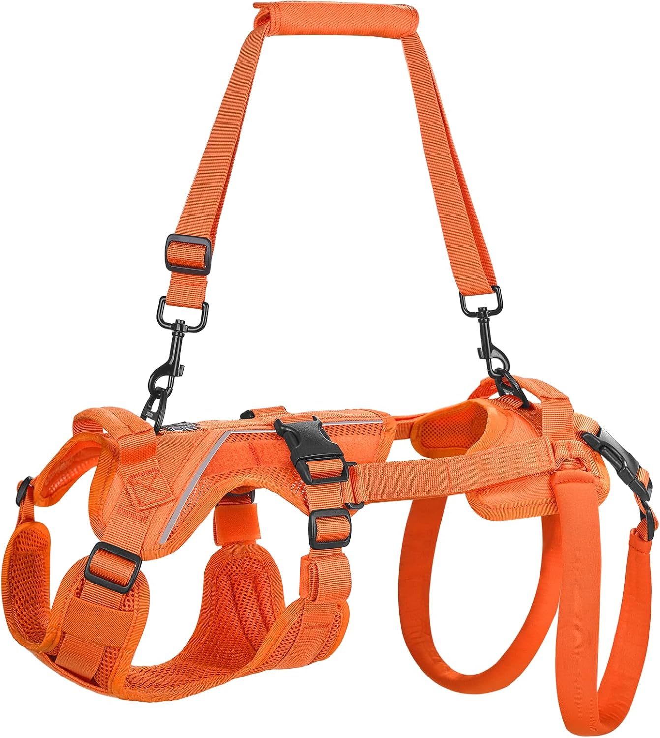 OneTigris Dog Lift Harness for Small Dogs XS, Dog Sling Carrier for Small Dogs, Full Body Lift Harness with Reflective Straps, Dog Support Harness for Back Legs