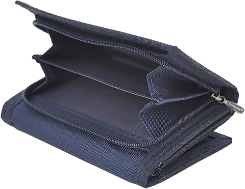 Miniatura 7 de TopTie Billetera triple para hombre, estilo casual, con 7 ranuras para tarjetas de crédito, capacidad extra, Verde militar