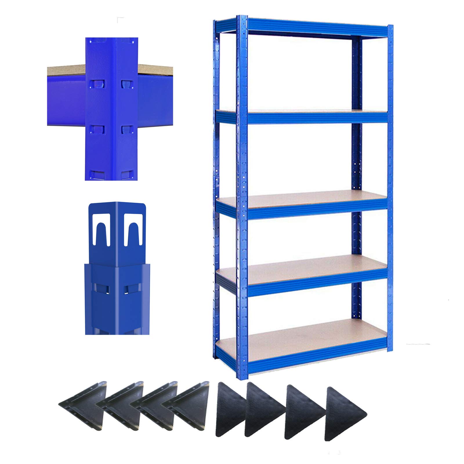 Buy Metal Racking Bays 5Tier Freestand Garage Shelving Heavy Duty ...