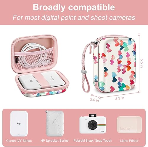 Miniatura 2 de Fintie Funda protectora para Canon Ivy MiniCanon Ivy 2 MiniIvy CLIQIvy CLIQ Ivy CLIQ2Ivy CLIQ2 Impresora de fotos instantánea para cámara funda de