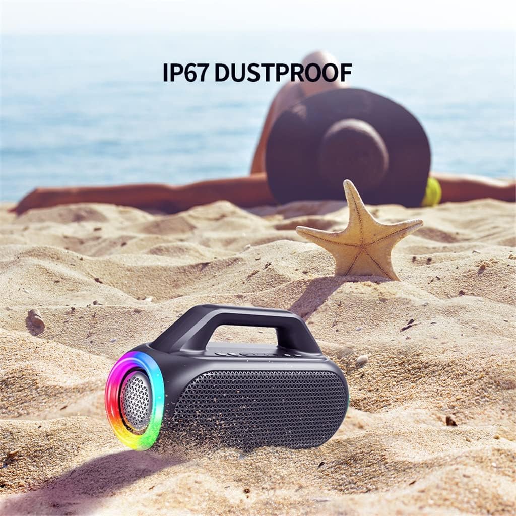 czdyuf speaker 60w 5 0 speakers loud with bass up technology ipx7 waterproof outdoor speaker