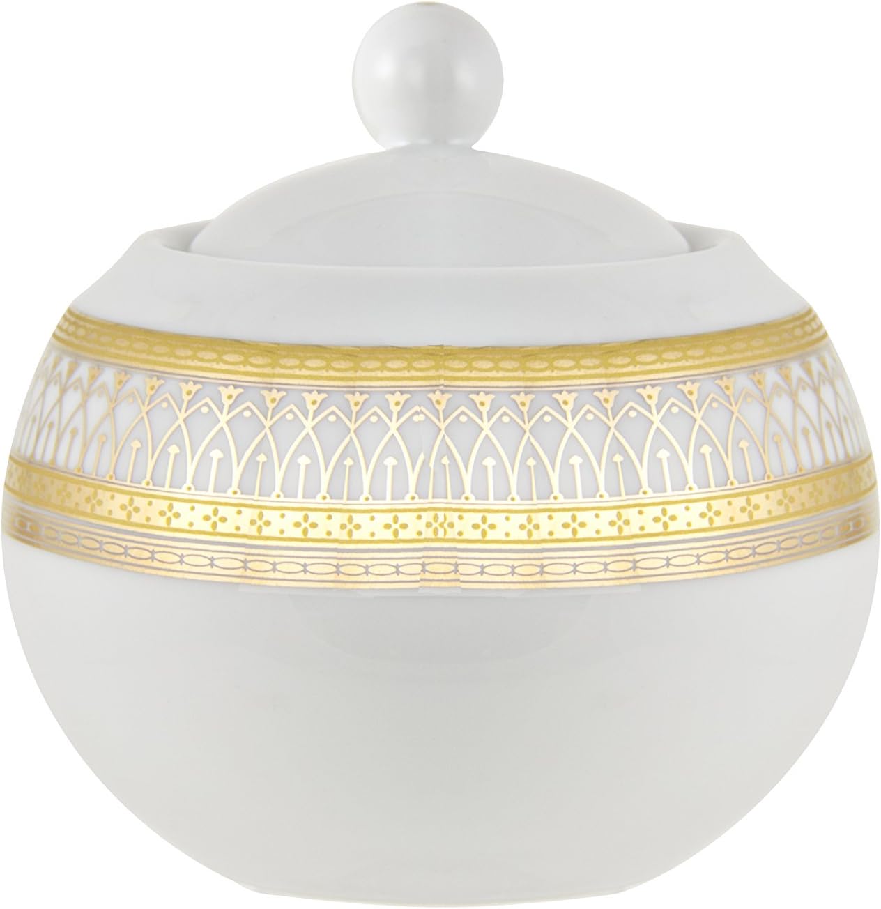 10 Strawberry Street IRIANA-18GLD Iriana Covered Sugar, 11 oz, Gold