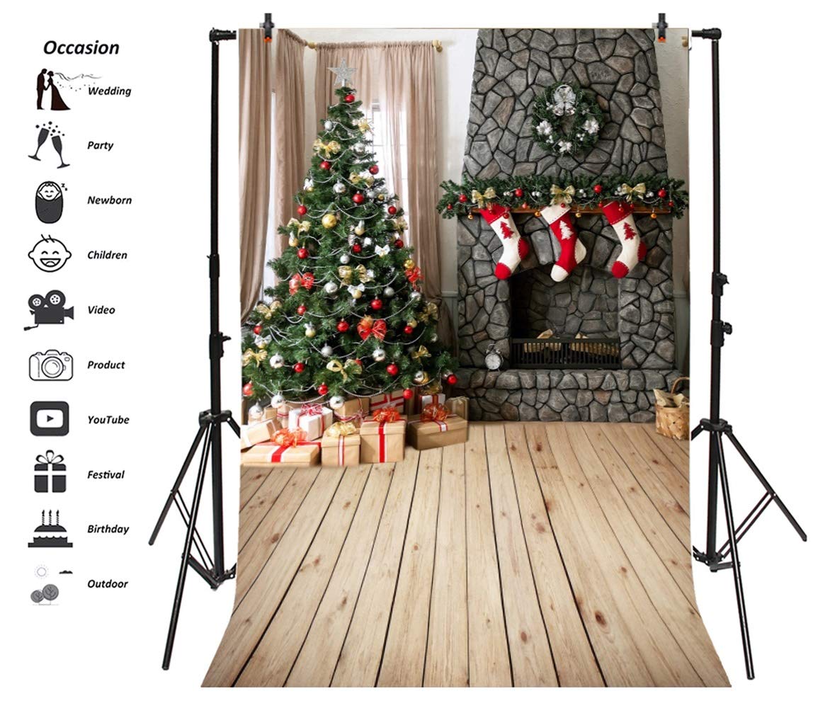 Amazon | Qinunipoto クリスマス 写真 背景布 撮影用 背景 冬 写真撮影