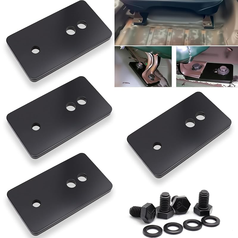 Kit de Suportes para Realocação de Banco Camaro/Firebird 1967–2002 Cxewreu, Extensão de 3,8–5,1 cm, Aço-Liga, Srb-6702