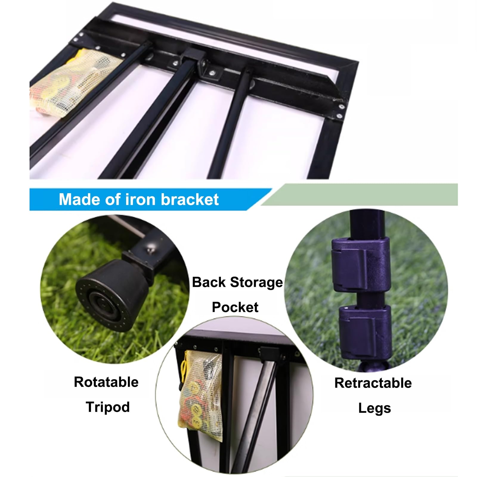 Carpeta Táctica de Entrenamiento Entrenador Magnéticas Coachboard, Pizarra de Fútbol para Entrenadores, Tablero de Entrenamiento de Fútbol Magnético, ​​Herramienta de Entrenamiento