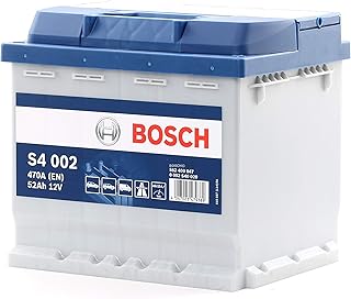 Bosch S4002 - Batterie Auto - 52A/h - 470A - Technologie Plomb-Acide - pour les Véhicules sans Système Start/Stop