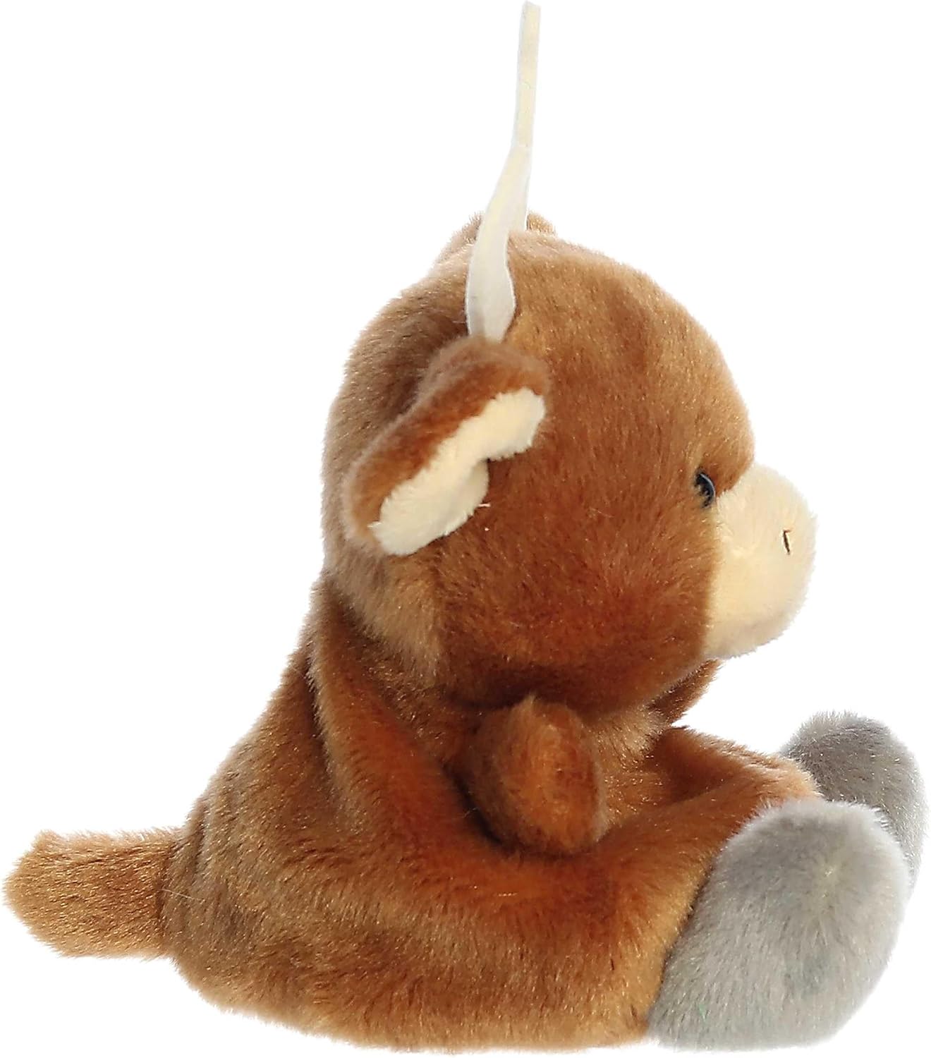 Aurora® Adorable Palm Pals™ Landon Longhorn™ Stuffed Animal - Fun Collectible Plush for Kids and Adult Collectors - Perfect for Decorating Rooms and Birthday Gifts - Brown 5 Inches