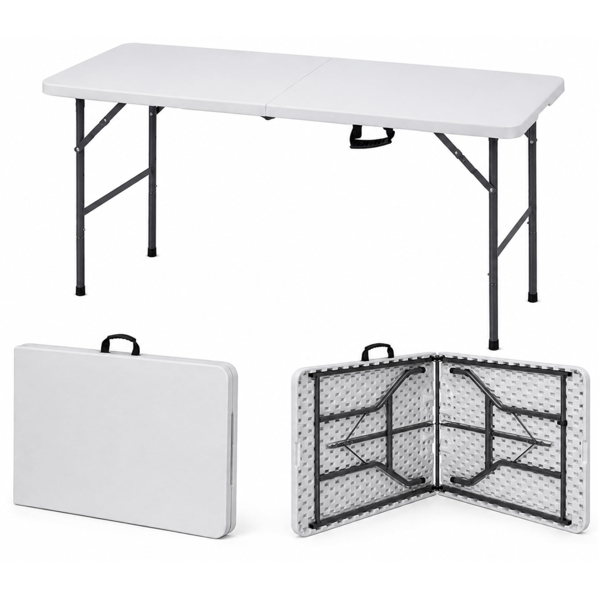 Meta Furniture 120cm (4ft) Heavy Duty Folding Trestle Table
