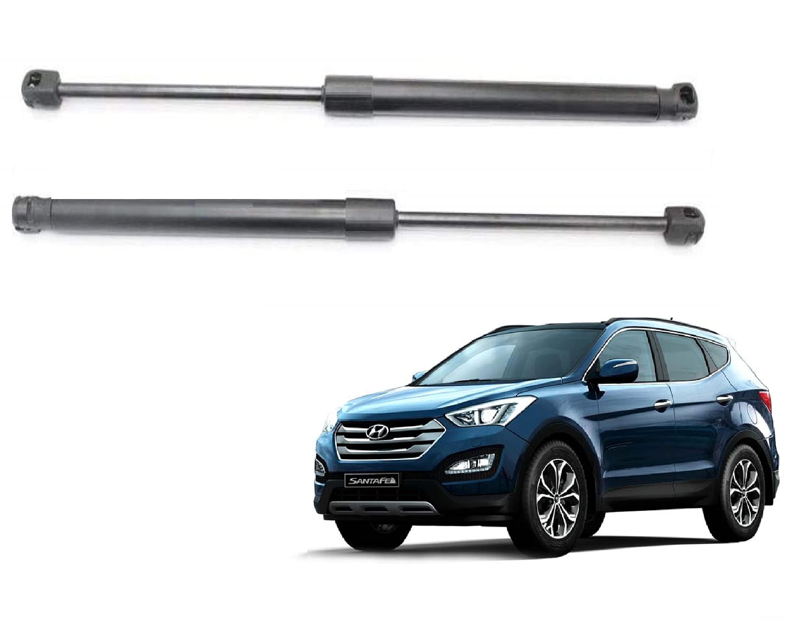 AutoMoto Mild Steel Super Lift Rear Boot Dicky Struts, Shocker, Gas Spring Door Balancer Compatible for Hyundai Old Santa fe All Model (Set of 2)-image-40