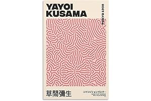Yayoi Kusama Exhibition Japanese Art Poster
