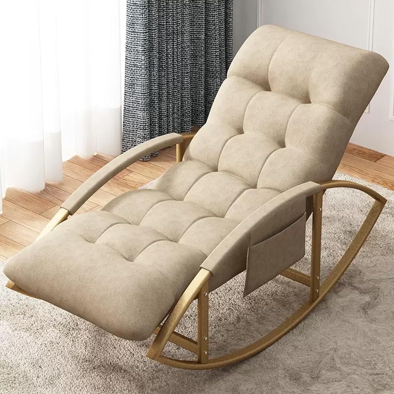 Fauteuil à bascule confortable pour soulager la fatigue avec repose-pieds