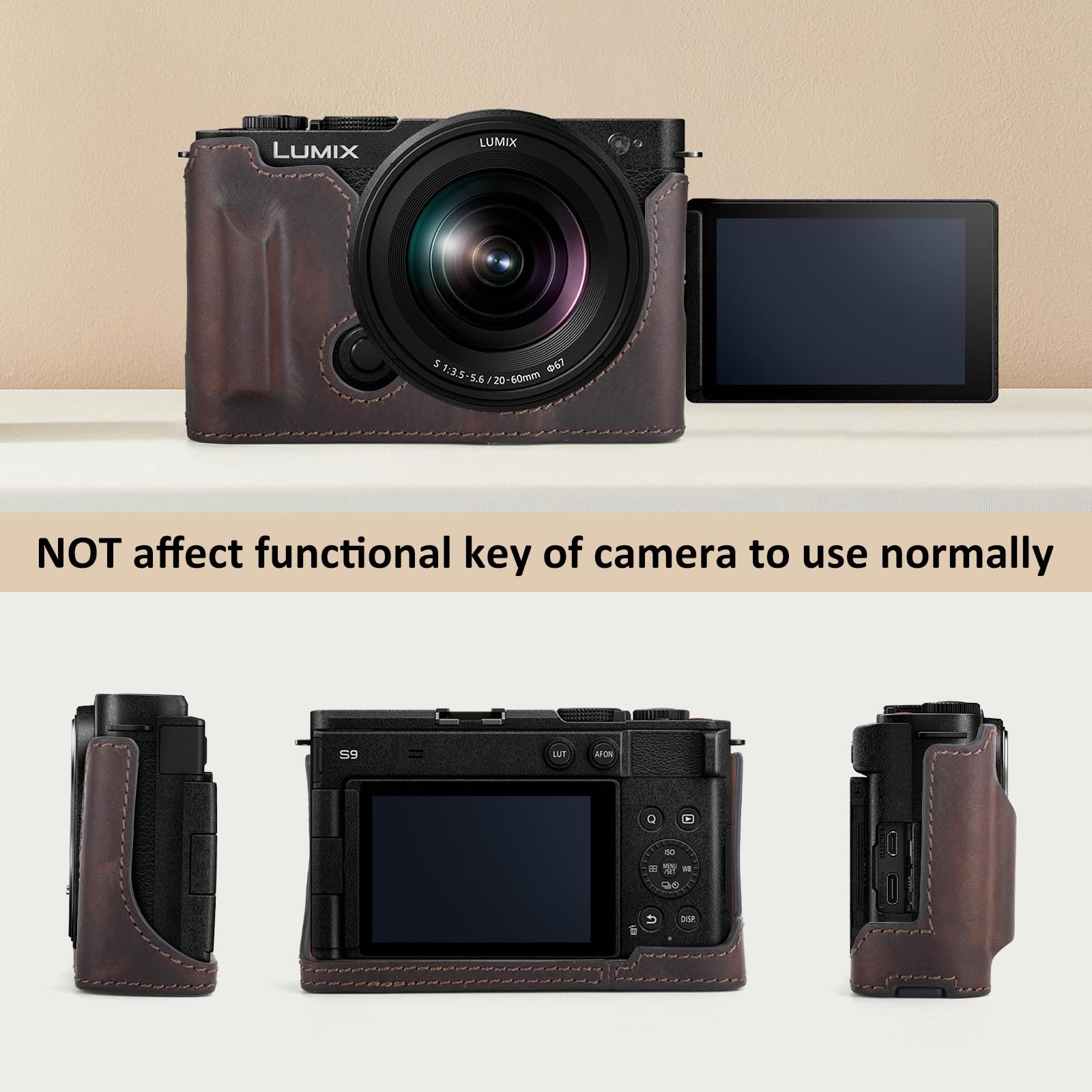 Amazon.co.jp: kinokoo パナソニック Lumix DC-S9 カメラ用ハーフ