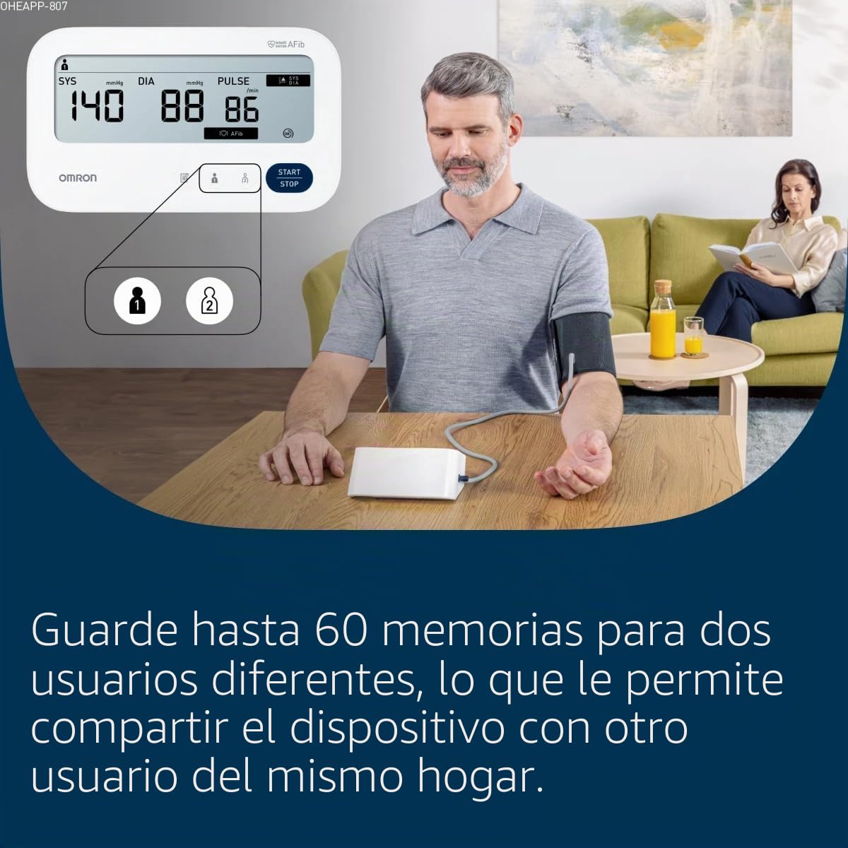 OMRON M3 Comfort AFib Tensiómetro automático de brazo con detección de fibrilación auricular IntelliWrap