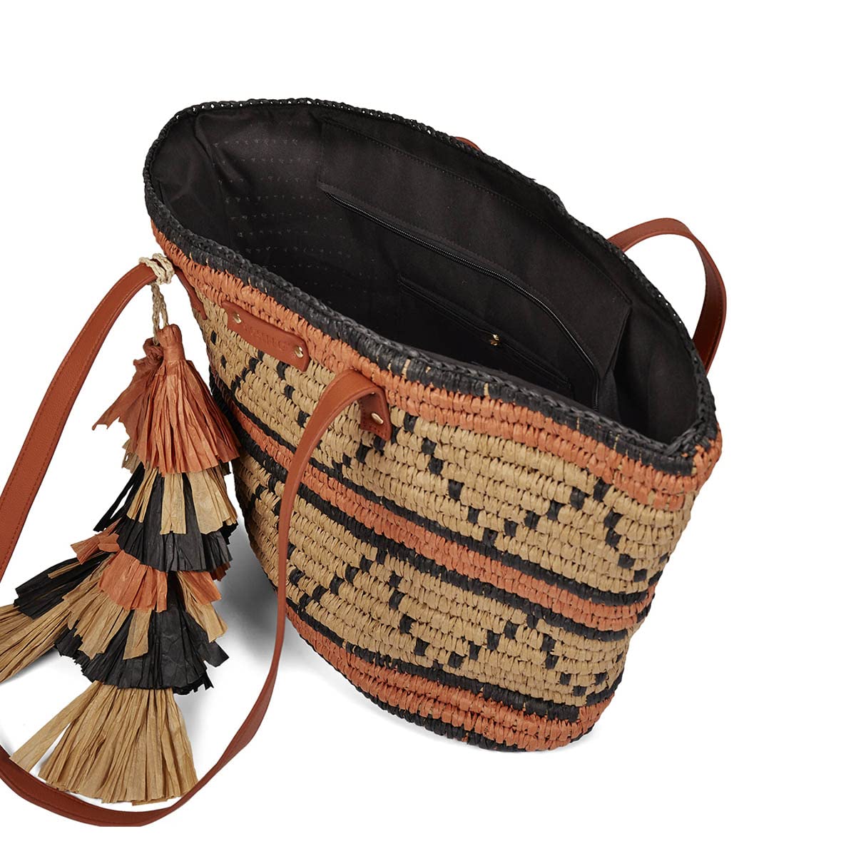 GIOSEPPO Capazo de rafia multicolor para mujer bazien