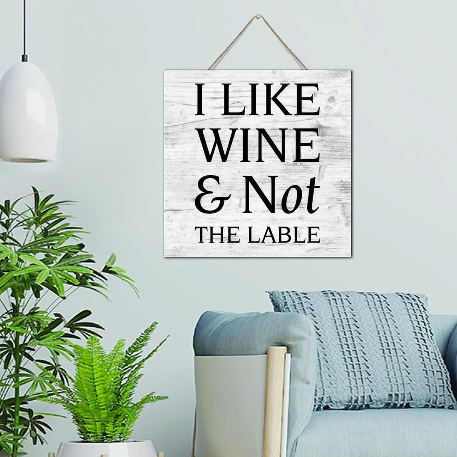 Plaque en bois rustique idée cadeau idéale pour amateur de vin
