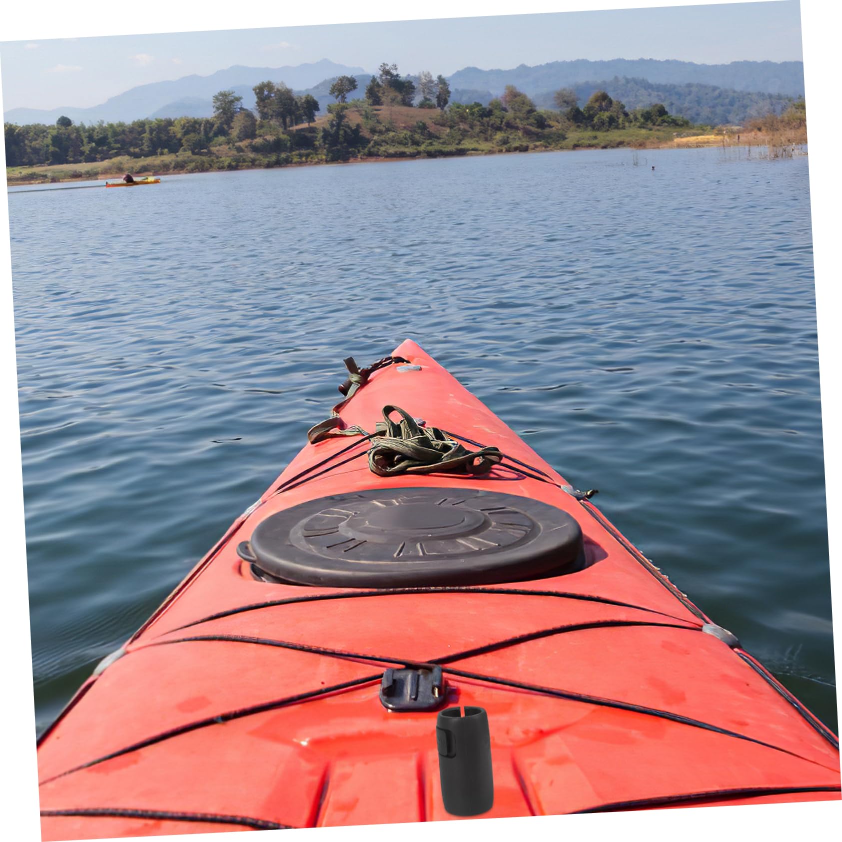 Gogogmee Easy Operation Paddle Clamp for Canoes Kayak Universal Paddle Buckle Clip for Boat