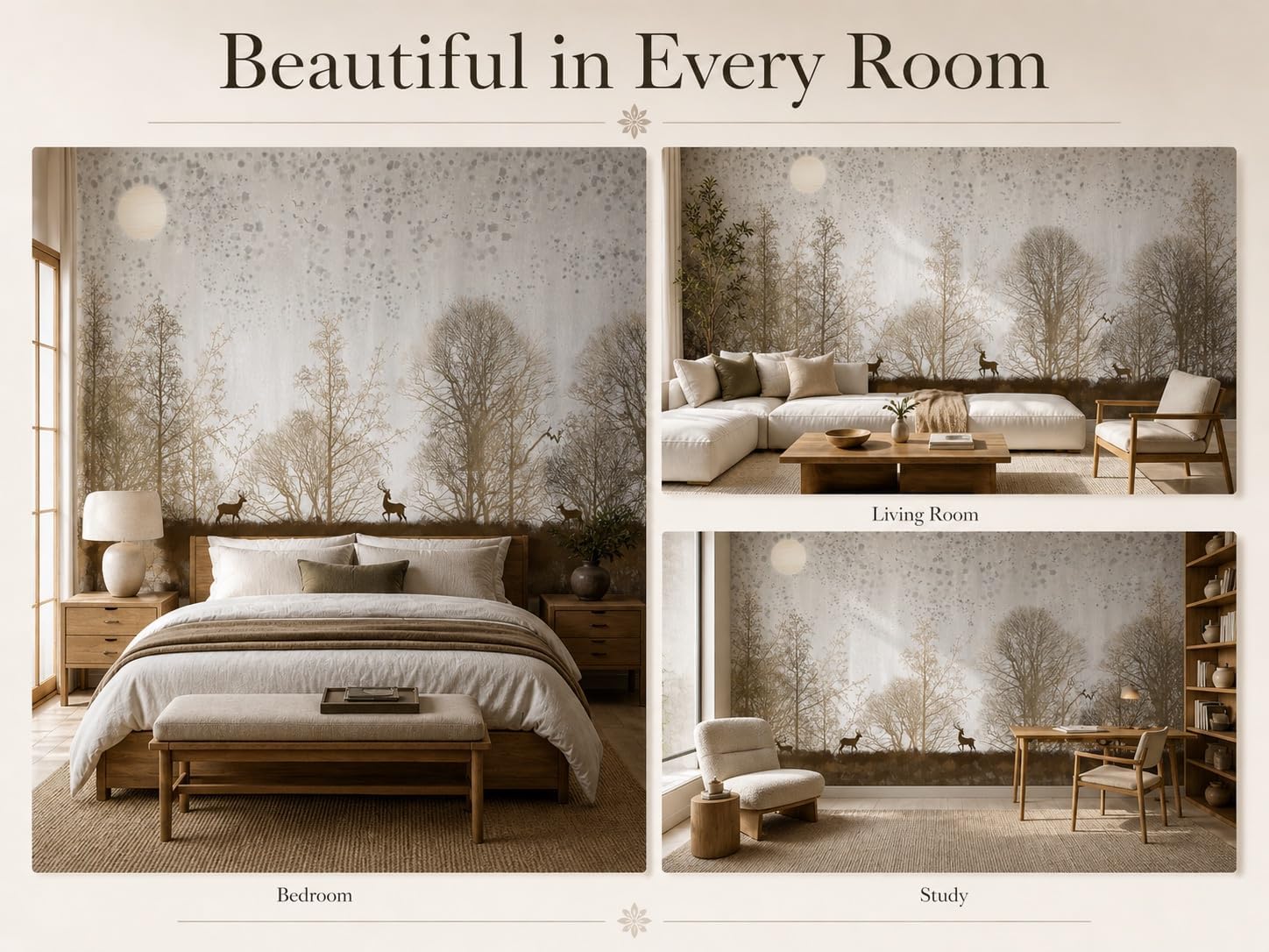 Wall Murals Peel and Stick ，Canvas murals Wallpaper Removable Waterproof Large Wallpaper for Living Room Bedroom (A3, 118×82inch)