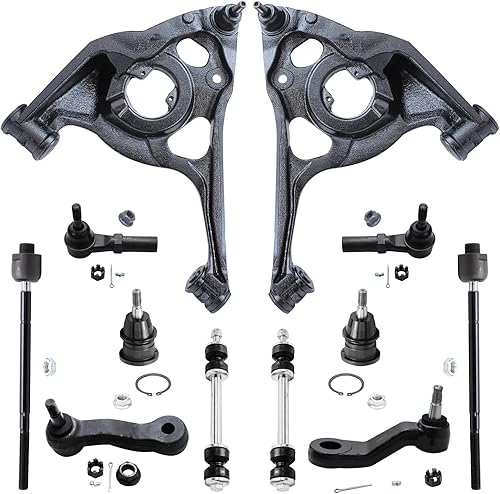 Miniatura 109 de Detroit Axle - Kit de suspensión delantera FWD de 12 piezas para Toyota Matrix Pontiac Vibe 2003 2004 2005 2006 2007 2008, 2 brazos de control