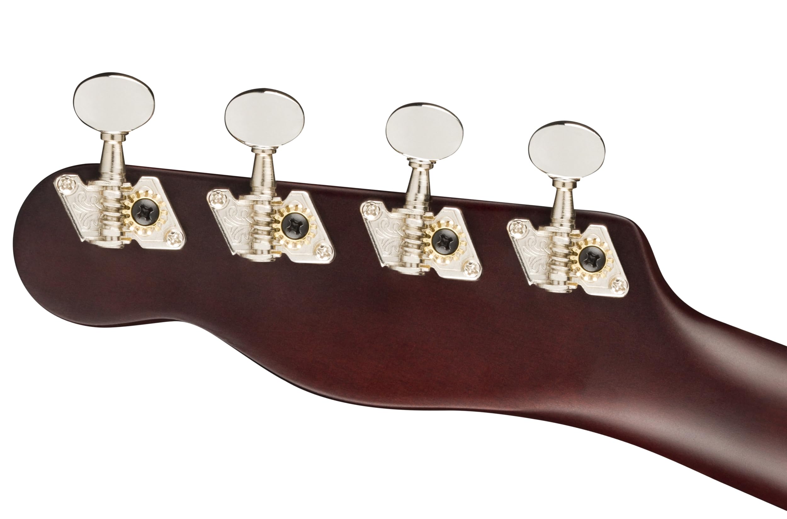 Fender California Coast Venice Ukulele Soprano, Sunburst a 2 Colori, Tastiera in Noce, Manico Slim C, Ponte Senza Nodi, Paletta Tele a 4-in-Linea