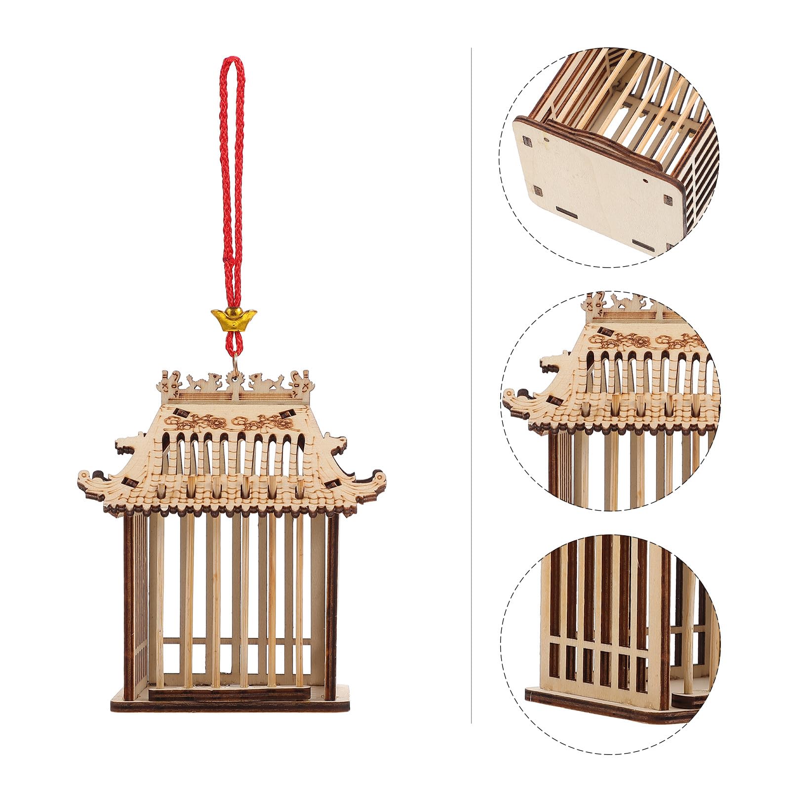 Abaodam Jaula para Grillos de Plástico Marrón Práctica y Reutilizable Diseño Portátil Adecuado para Niños y Transporte Seguro