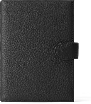 SENDEFN Passport Holder for Women Genuine Leather Passport Cover Case RFID Blocking Travel Passport Wallet