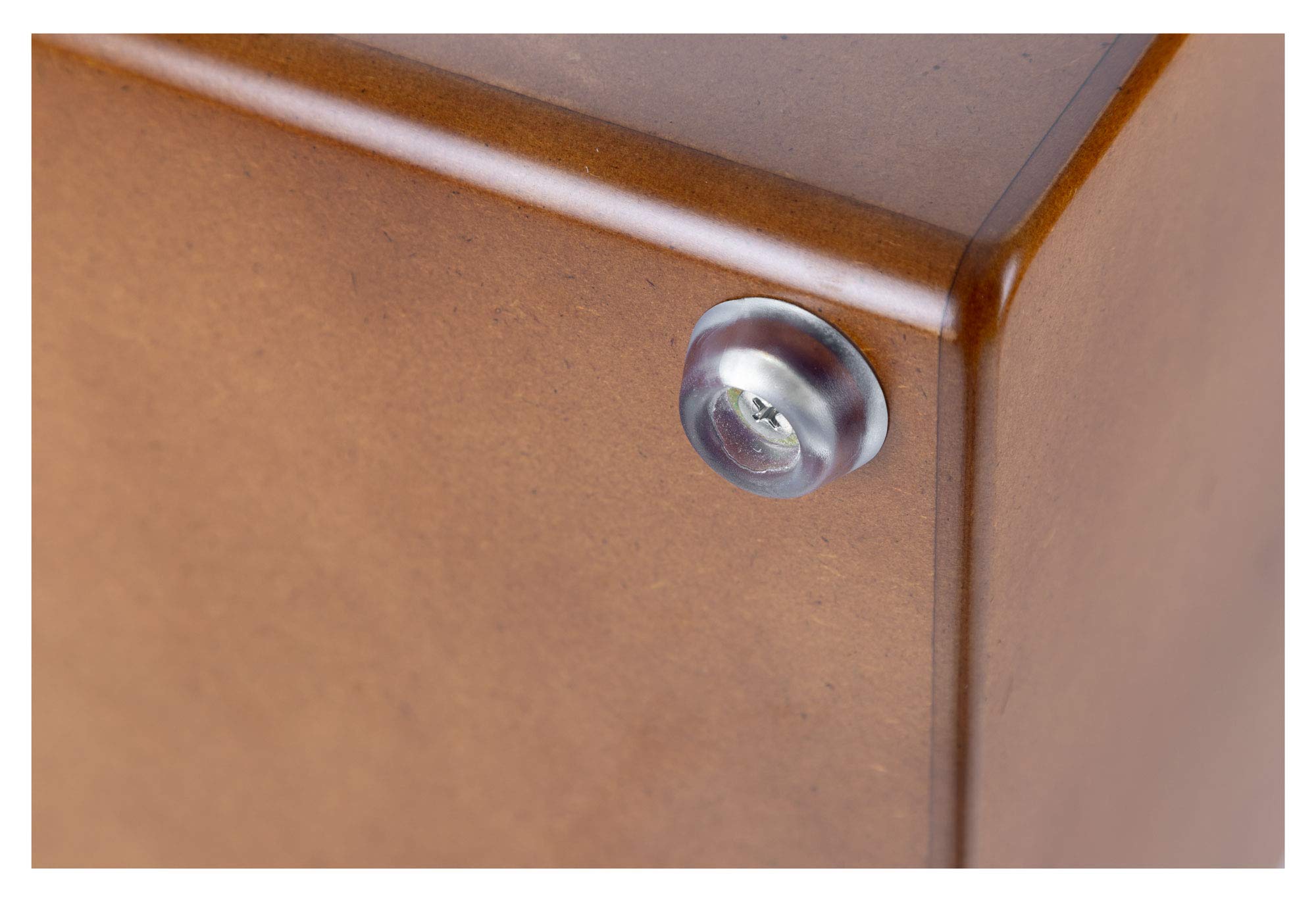 XDrum Cajon El Bajo Bass Port Walnut/Zebra incl. sac, Bass Port intégré | Corps: HPL (High Pressure Laminate), Partie supérieure de la surface de frappe vissée, Surface de frappe: placage Zebrano