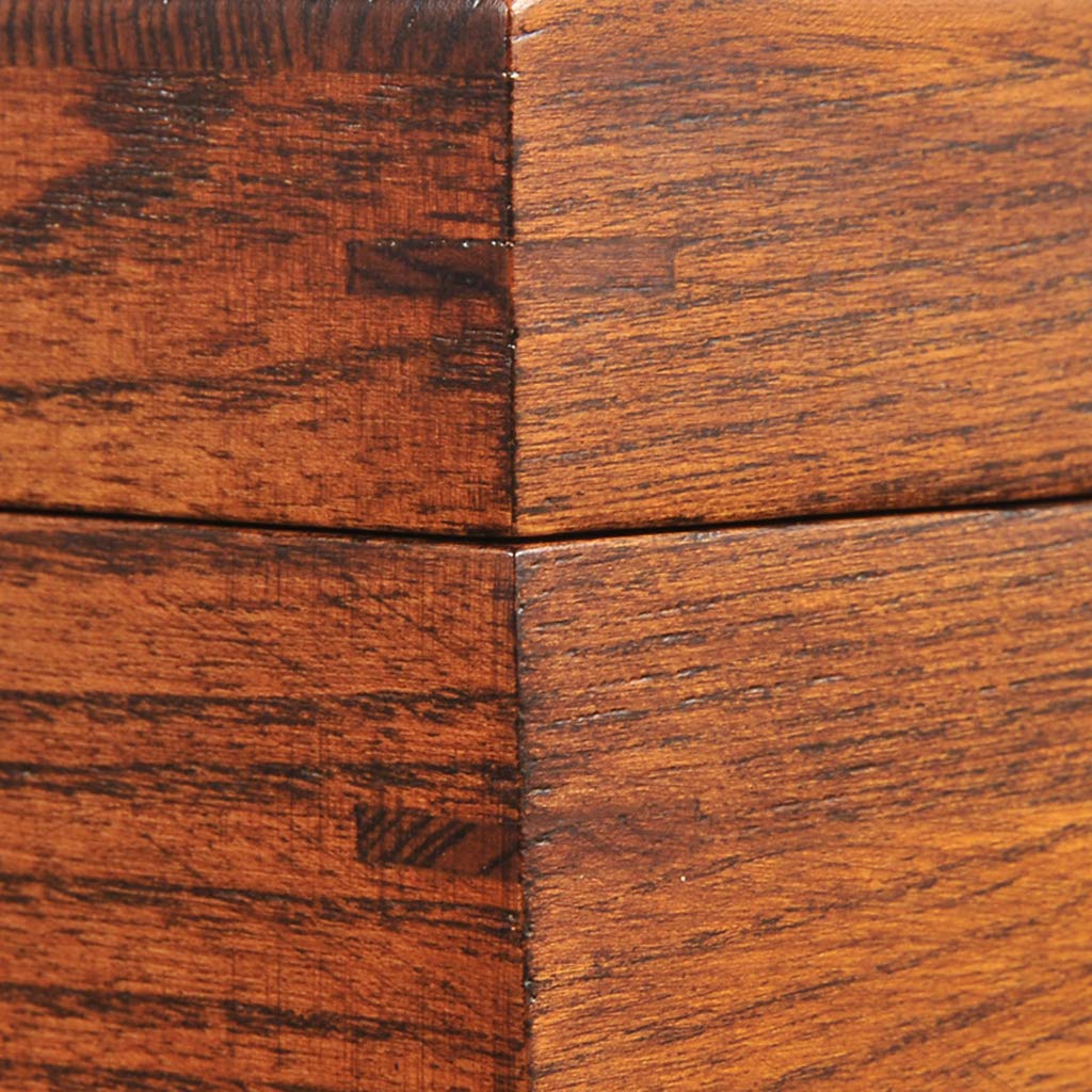 Scatola Porta Orologi da 12 raccoglitori per Gioielli in Legno Collezione di Orologi con Cuscini Removibili e Chiusura in Metallo (Marrone)