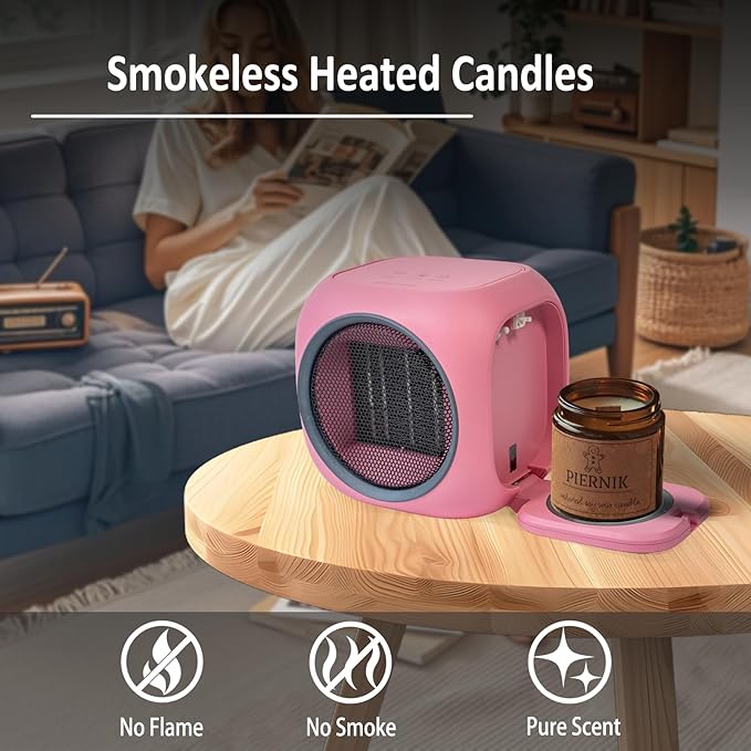 Calefactor Eléctrico Portátil Cerámico PTC 800W 120V con Calientatazas miniatura 5