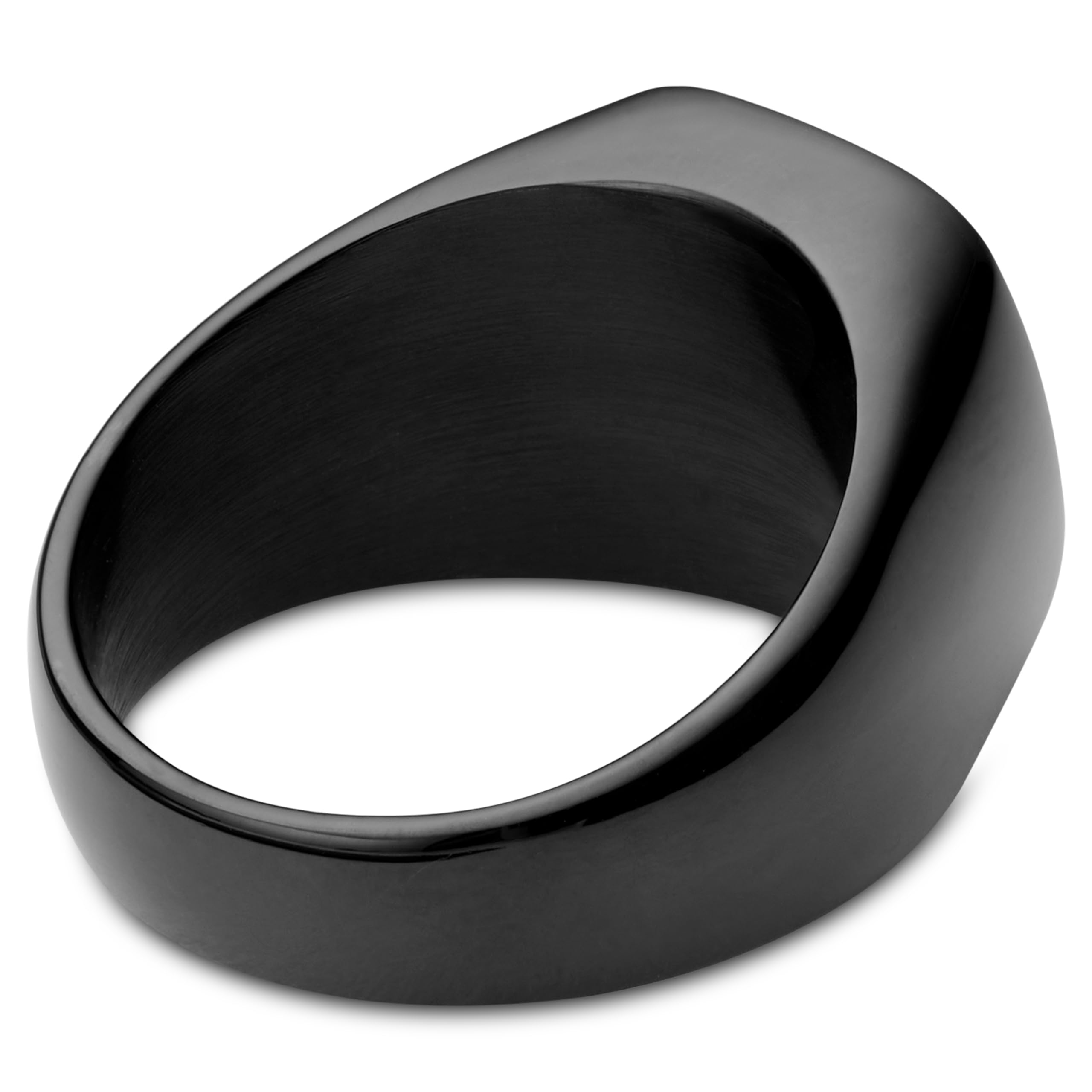 Lucleon Trendhim Dragon Glow-in-the-Dark Ring für Männer | Schwarzes und Neon-Grünes Metall | PVD-Beschichtung & Polierte Oberfläche | Entworfen in Dänemark | Leuchtende Funktion im Dunkeln | Schwarz