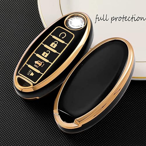 Miniatura 10 de Accesorios de cubierta de llavero de metal para Nissan Altima Maxima Murano Rogue Sentra 370z Pathfinder