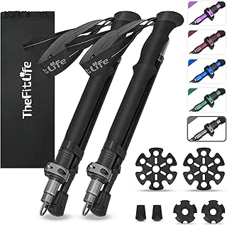 TheFitLife Collapsible Trekking Poles for Hiking