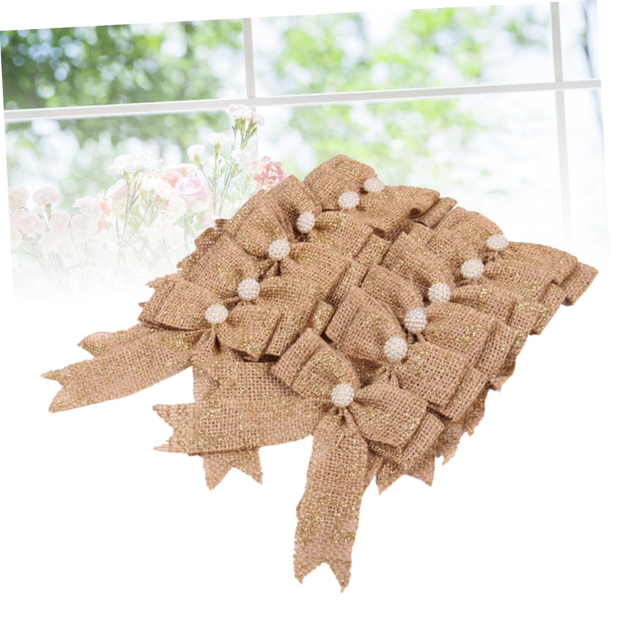 Healeved 3 Sets Juteschleifen Zum Verpacken Von Geschenken Dekorative Schleifenbänder Für Hochzeiten Festliche Heimdekorationen 12 Stück * 3