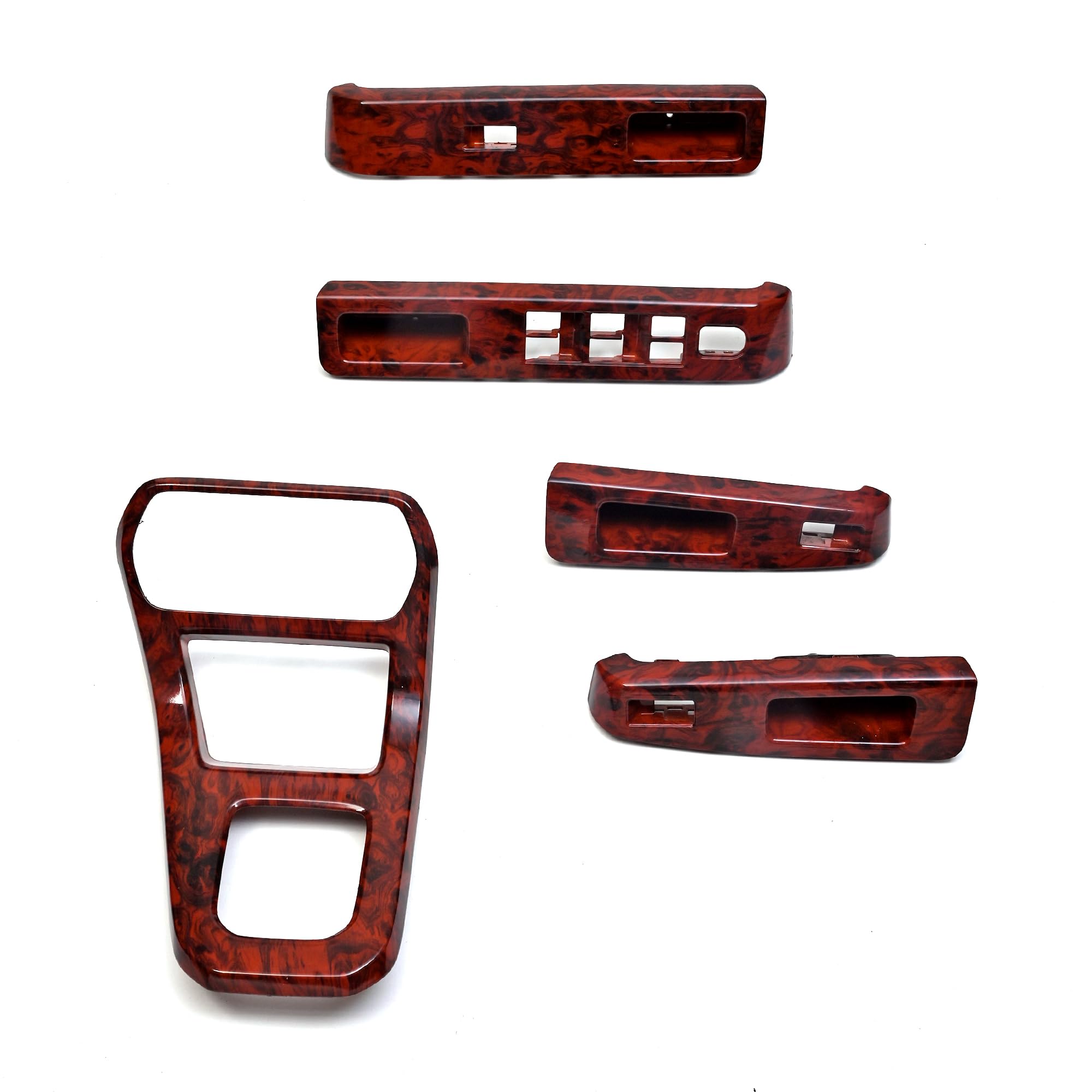 AUTOMANTRA Interior Decoration Dashboard Wooden Kit for Maruti Suzuki WagonR 2019+ | Premium Wooden Finish Dashboard Trim Accessories-image-8