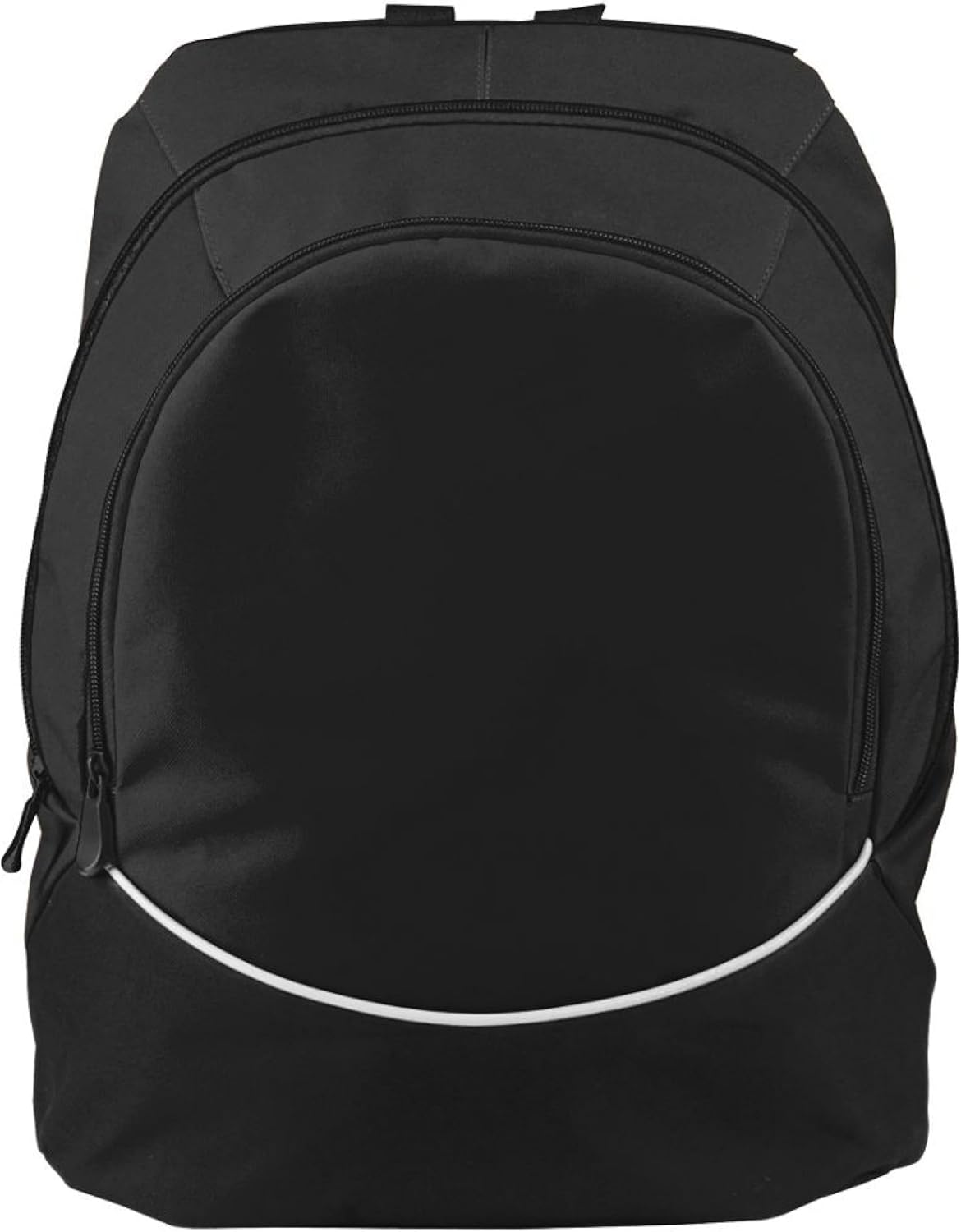 Augusta Sportswear Large Tri-Color Backpack, One Size, Black/Black/White