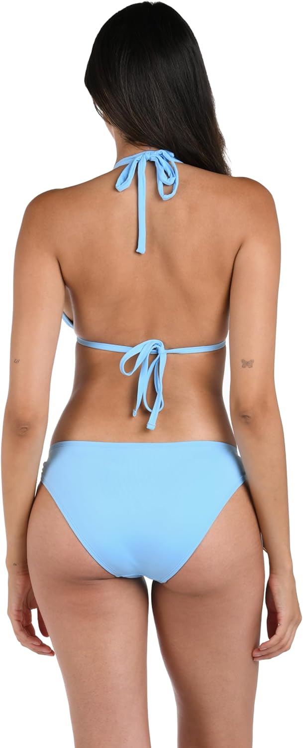 Island Goddess ホルタートライアングル水着トップ, クリスタルブルー, 8