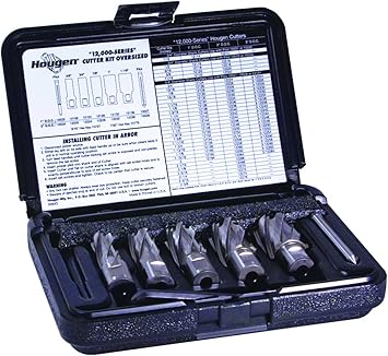 Hougen 12005 "12000-Series" طقم قطع حلقي كبير الحجم - عمق 1 "