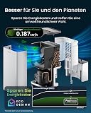 Pro Breeze Déshumidificateur d Air 6L/jour, Éliminateur de Moisissure Noire, Absorbeur d'Humidité Automatique, Sèche-linge, Déshumidificateur Compresseur Portable Silencieux, Minuterie 24h - 5