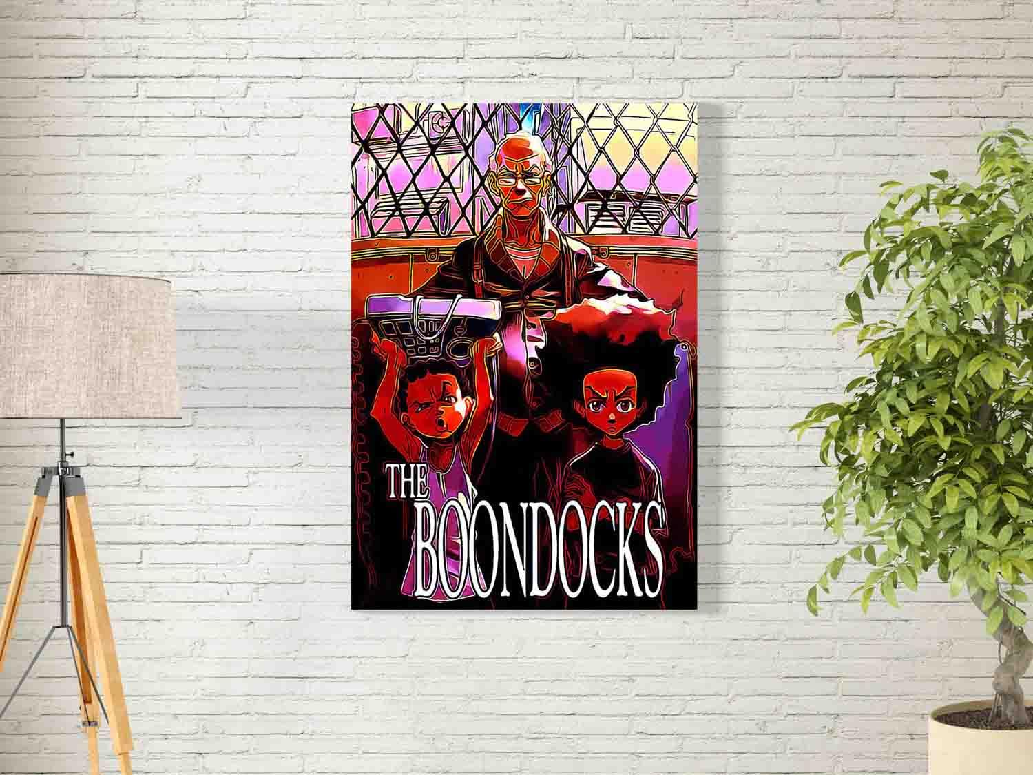 BPAThe Boondocks Wall Art for Decoration easy to hang, 45x70cm, 1Pcs