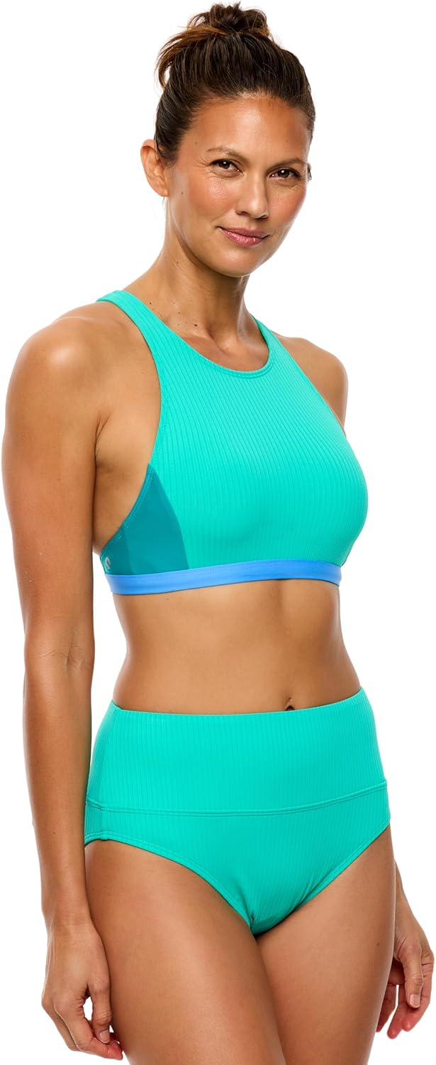 Next by Athena Women's INTO The Groove Highneck Bikini TOP