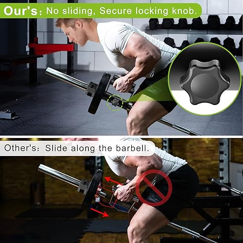 Miniatura 3 de SELEWARE Barbell Landmine Handle V Bar T Bar Row Handle Attachment EVA Soft Rubber Covered Grip Home Gym Workouts Strength Training Accessories