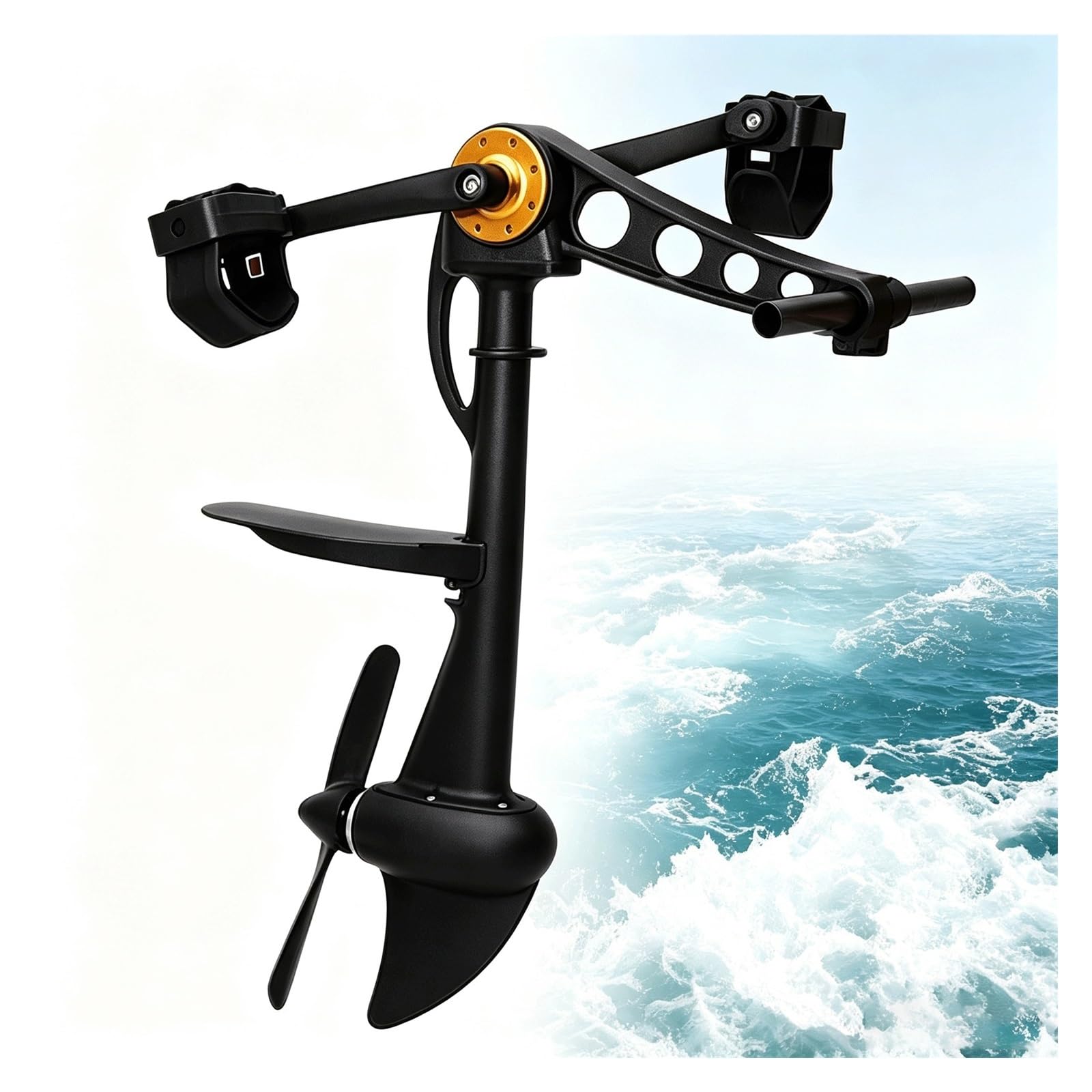 Kit Di Propulsione A Pedali For Kayak, Propulsione For Kayak Tutto In Uno | Con Pedaliera Integrata, Per Battute Di Pesca E Caccia In Mare Aperto Per Adulti