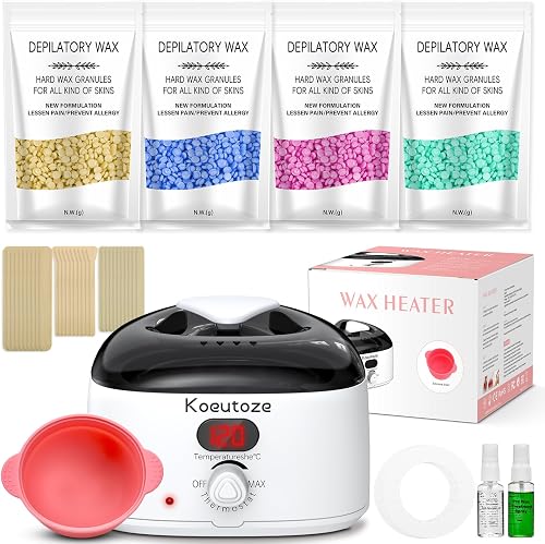 Wandefol Kit Épilation Cire Professionnel pour Femme & Ho…