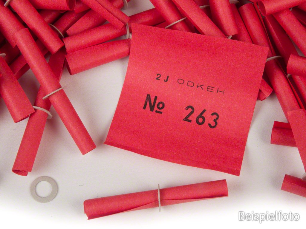 Röllchenlose rot, Set 1-1000