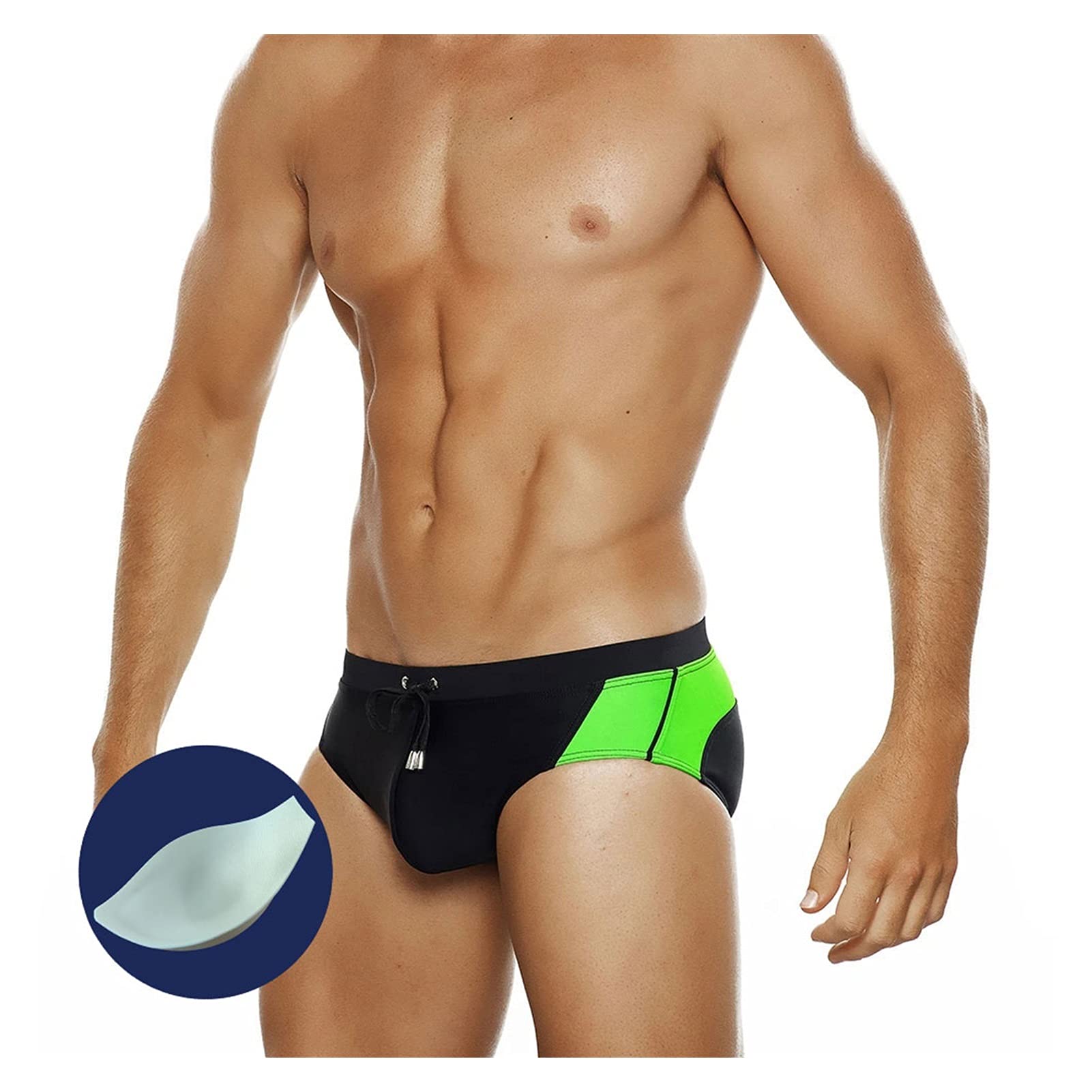 Yzrdy Push Up Pad Enlarge Pouch Gay Swimwear Colorful Padded