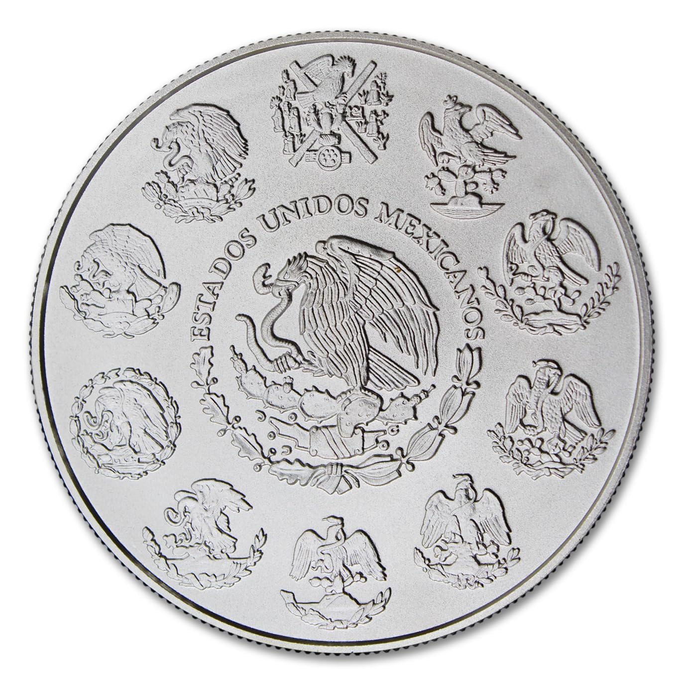 2023-2 oz Mexican Silver Libertad Coin Brilliant Uncirculated with Certificate of Authenticity - Moneda de Plata Pura de Ley 2 Onzas Seller BU