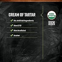 Vista 2 de Polvo de crémor tártaro Frontier Natural Products, 1 libra