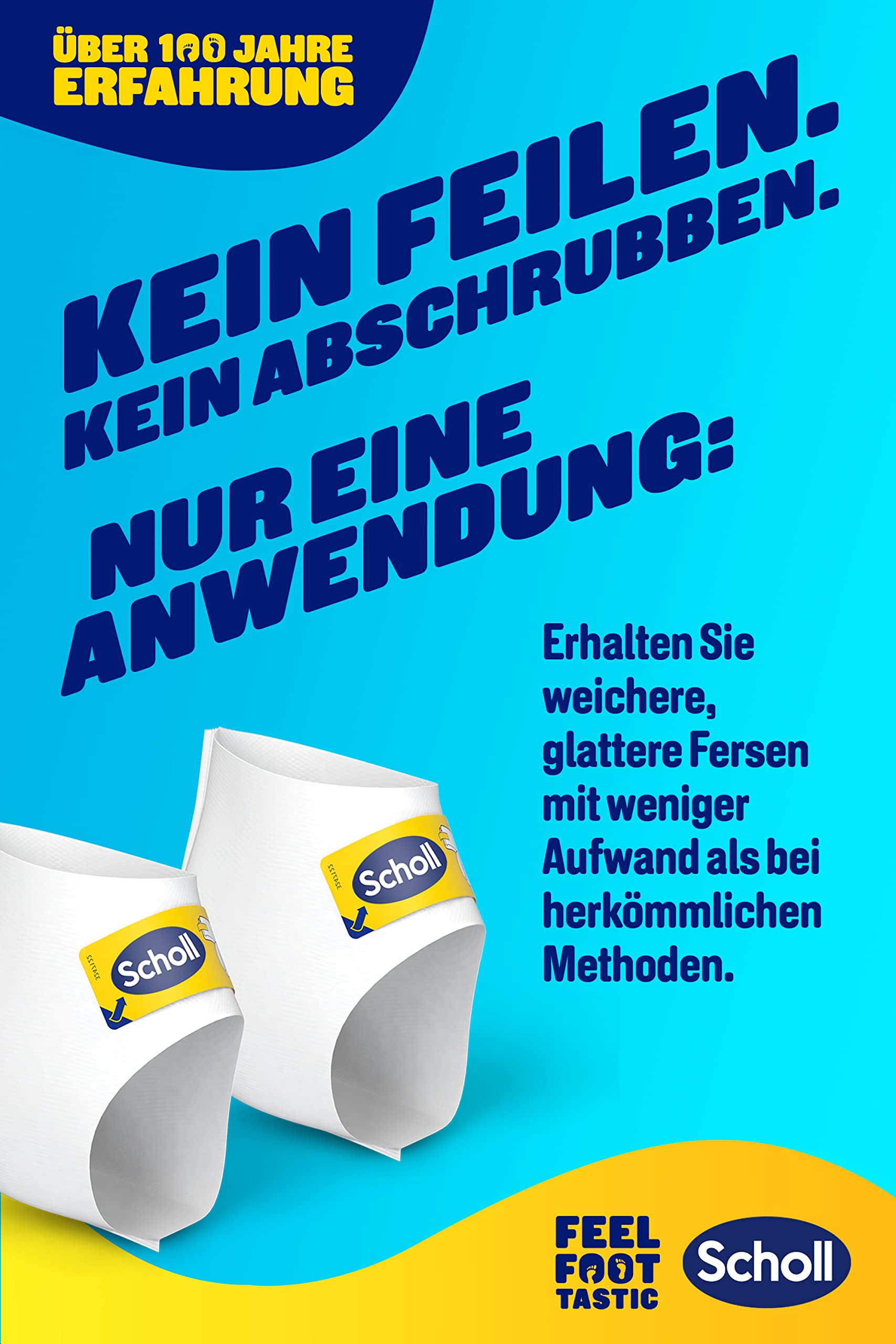 Máscara exfoliante Scholl para eliminar callos - Calcetines para eliminar callos - Máscara para pies sedosos y suaves