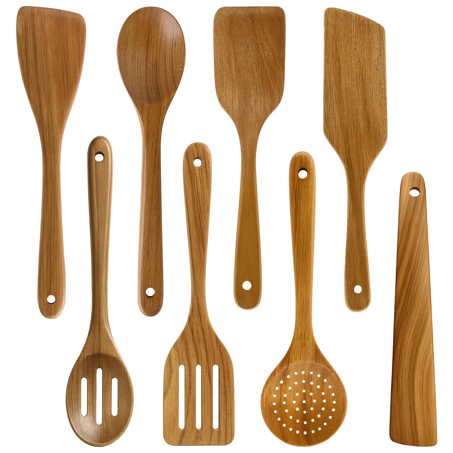 Ayiaren Acacia Wood Kitchen Utensil Set