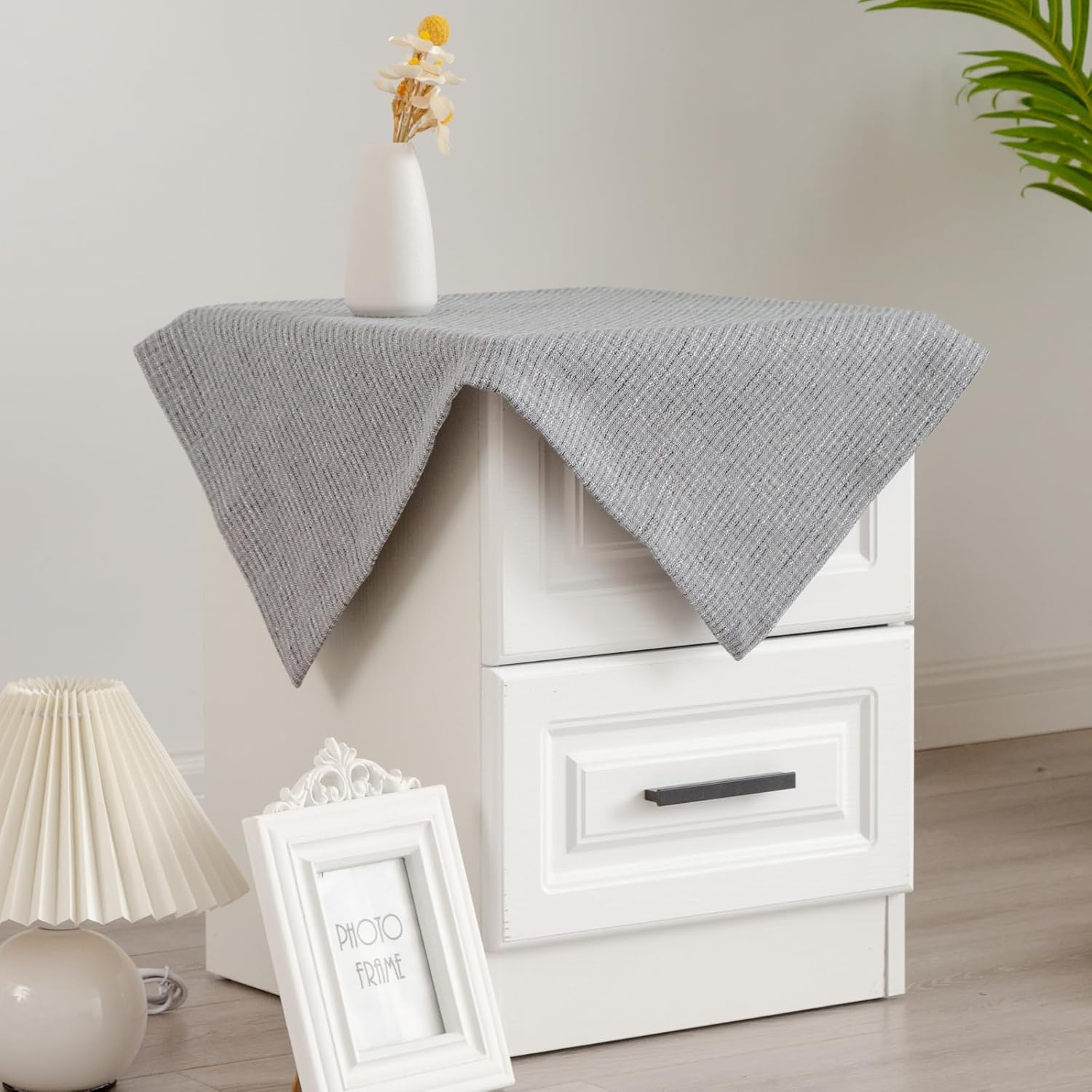 YZKITM Small Rustic Farmhouse Square Tablecloth Soft Thick